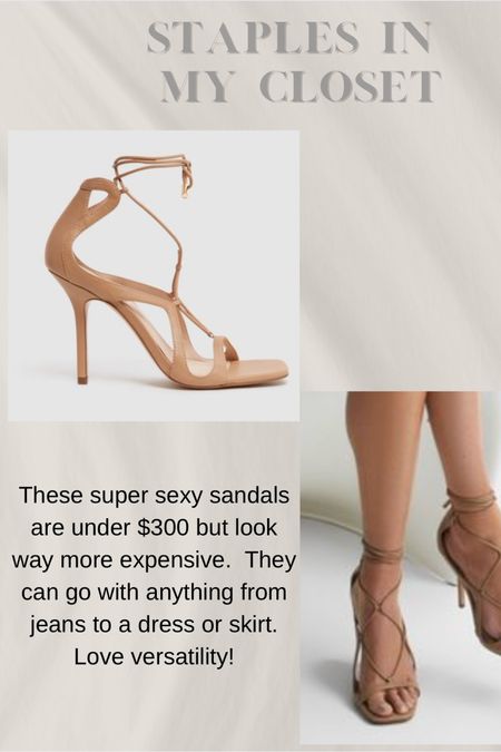 These are sexy and chic and will go with everything. Great look for the price. 

Sandals, summer shoes 

#LTKshoecrush #LTKwedding #LTKworkwear

#LTKWorkwear #LTKWedding #LTKShoeCrush
