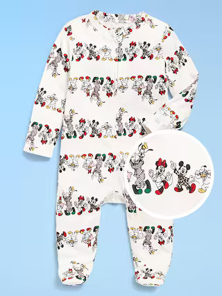 Old Navy x Disney 2-Way-Zip Sleep & Play Footed One-Piece for Baby | Old Navy (US)