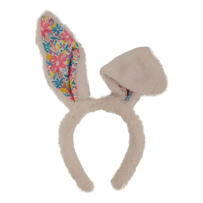 Plush Easter Bunny Ears Headband (4 Pack, Styles Vary, 6 in long Ears) Kids Rabbit Bendable Ear H... | Walmart (US)