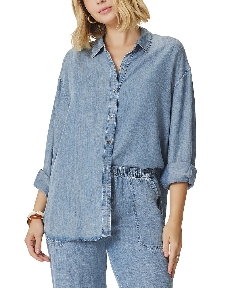 Splendid Indigo Chambray Button Down Shirt | Bloomingdale's (US)