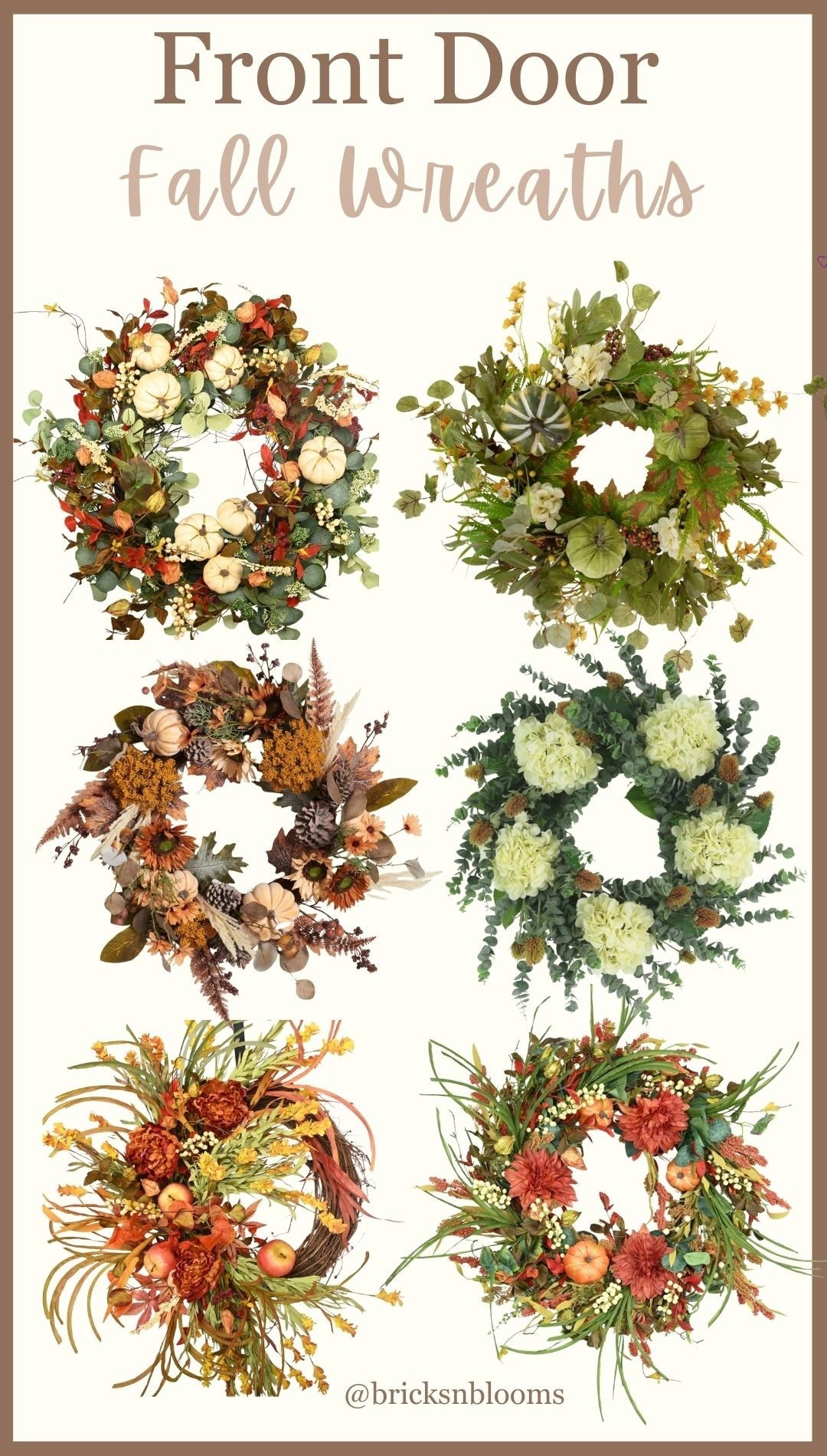 Fall wreaths for your front door 

#LTKSeasonal #LTKSaleAlert #LTKHome