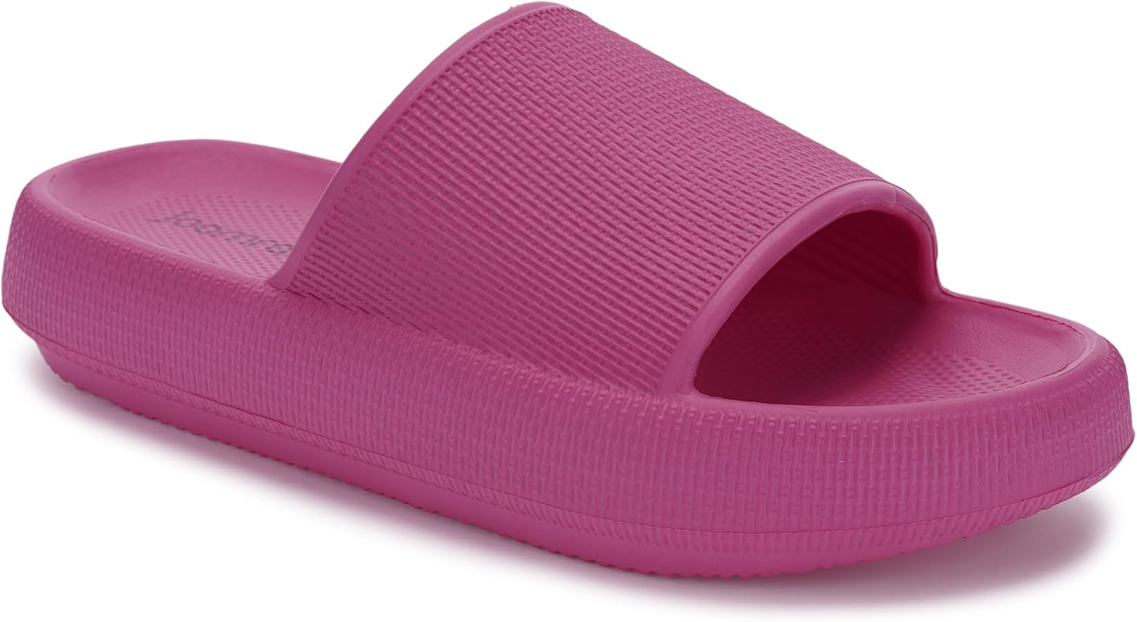 Joomra Pillow Slippers for Women and Men Non Slip Quick Drying Shower Slides Bathroom Sandals | U... | Amazon (US)