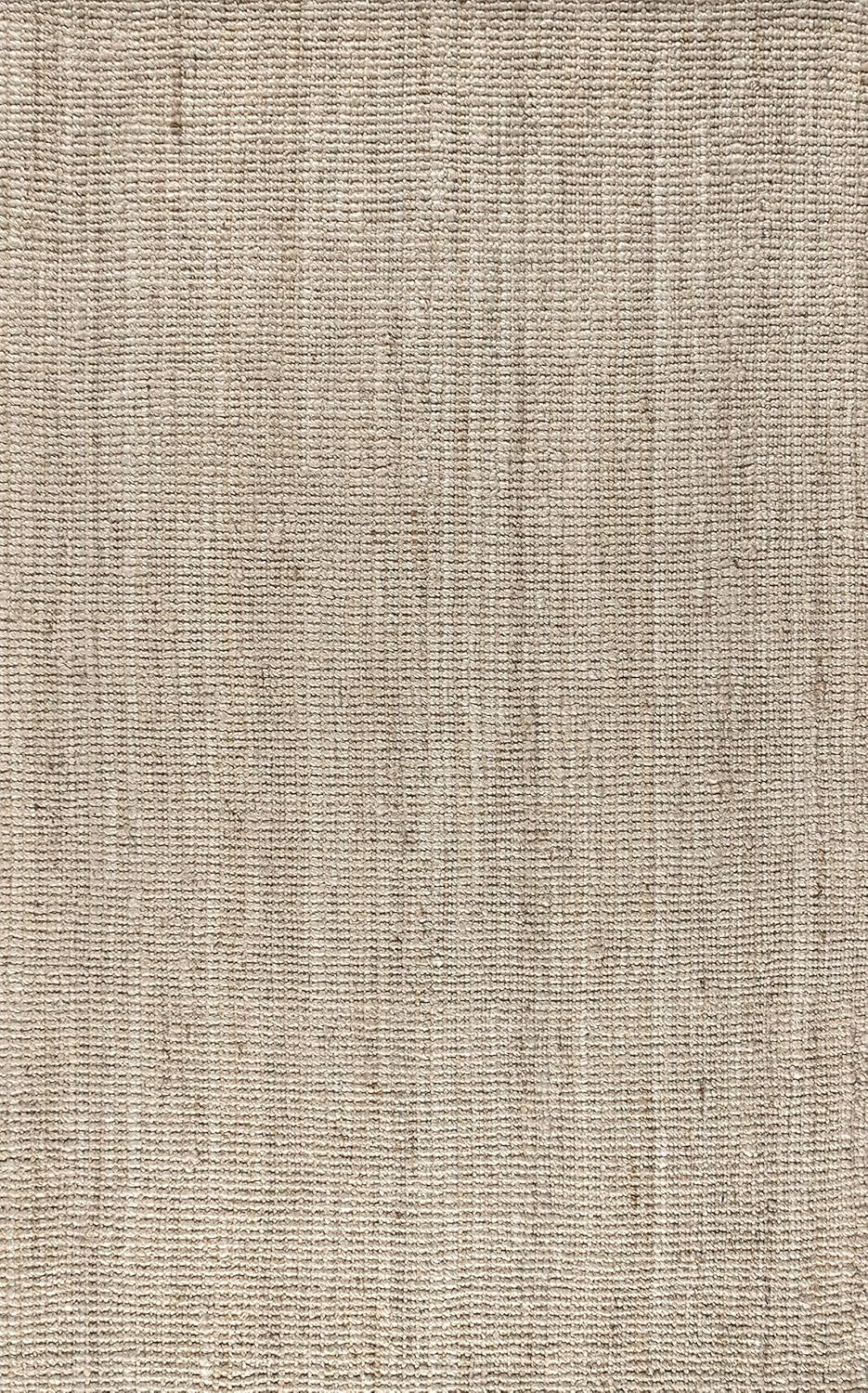 JONATHAN Y NRF102B-8 Pata Hand Woven Chunky Jute Light Ivory 8 ft. x 10 ft. Area-Rug, Farmhouse, ... | Amazon (US)