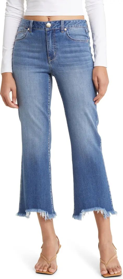 High Waist Raw Hem Jeans | Nordstrom