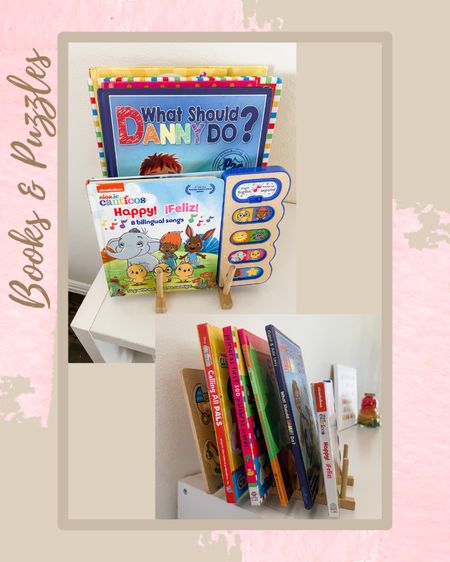 Here’s a little hack, 
Use a plate holder to display your kids favorite books & toddler puzzle 📕 🧩 
Makes it easy for your kids  to see & grab on their own 

#LTKhome #LTKkids #LTKfamily