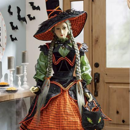 Katherine's Collection Lifesize Vintage Witch | Grandin Road