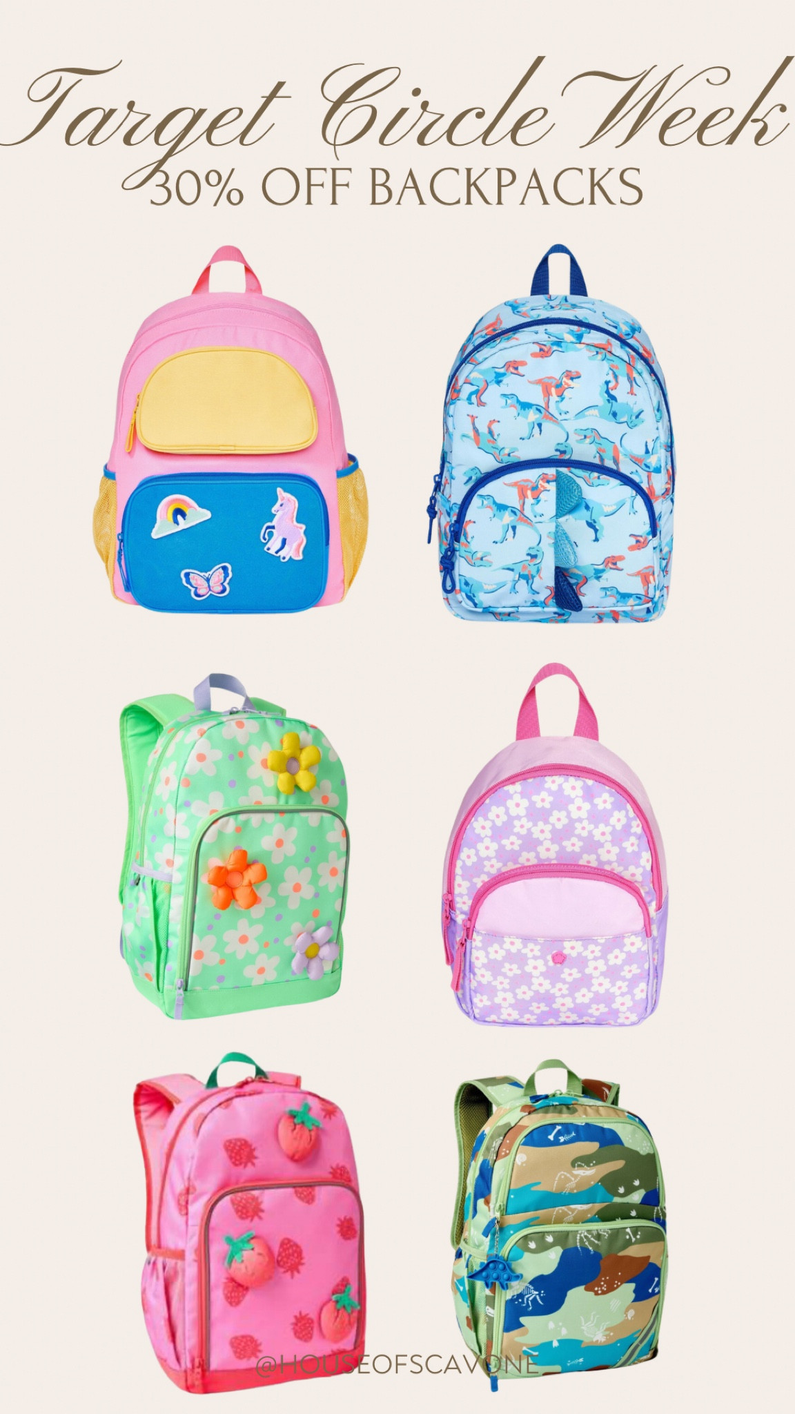Target circle week! School backpacks 30% off! ✏️ #targetcircleweek #backtoschool #bts #targetsales #salealert #backpack #bookbag 

#LTKSaleAlert #LTKKids #LTKSummerSales