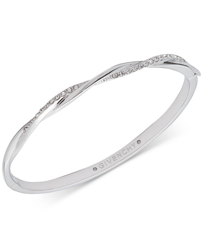 Givenchy Pavé Twist Bangle Bracelet & Reviews - Bracelets - Jewelry & Watches - Macy's | Macys (US)