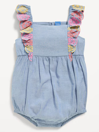 Ruffled One-Piece Romper for Baby | Old Navy (US)