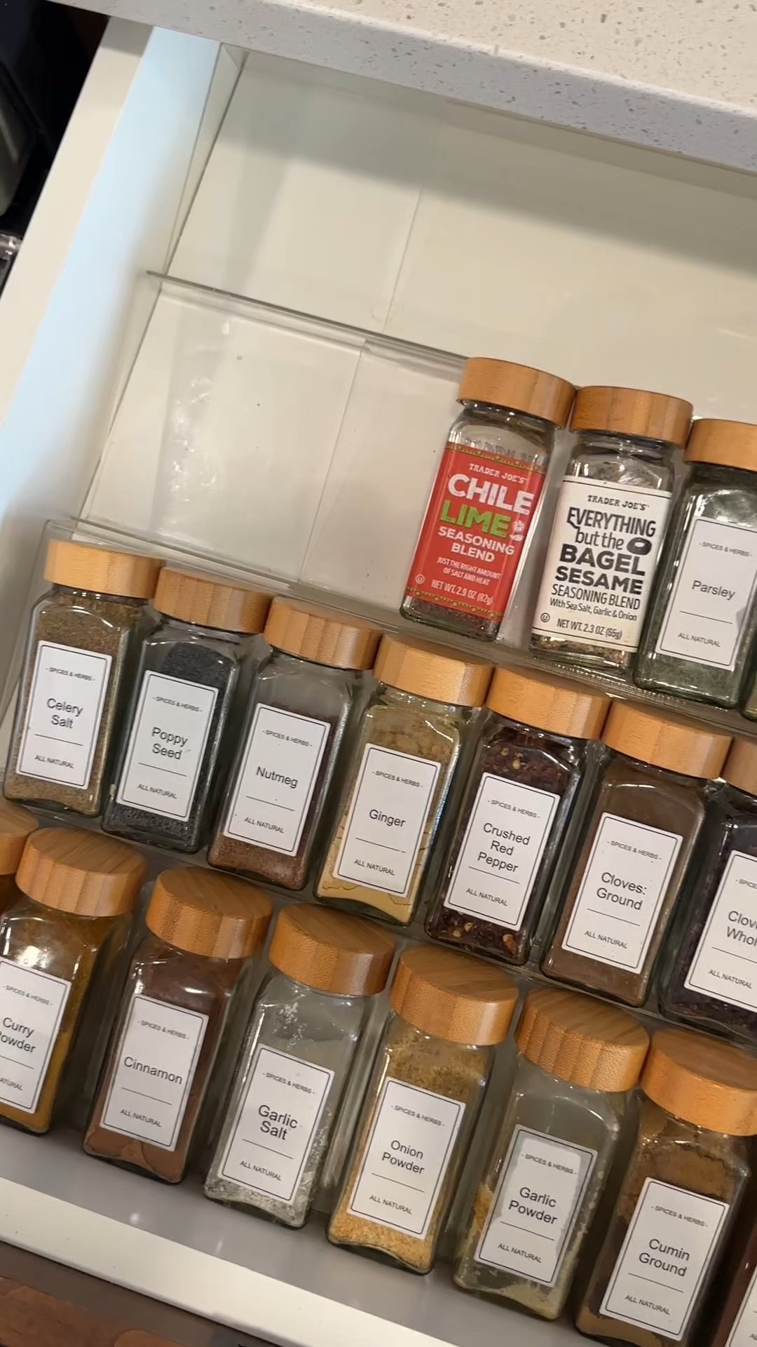 Two years later and still my favorite drawer in the kitchen - spice drawer organization 

#LTKmomlife #LTKHome #LTKFindsUnder50