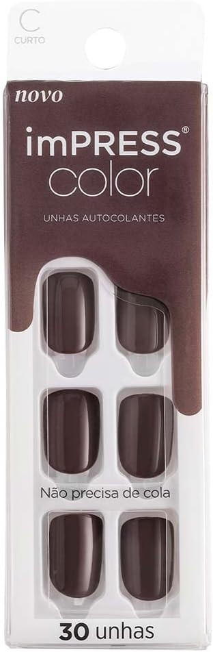 Kiss - Unhas Autoc Impress Color Pq Kimc017B Try Gray | Amazon (BR)