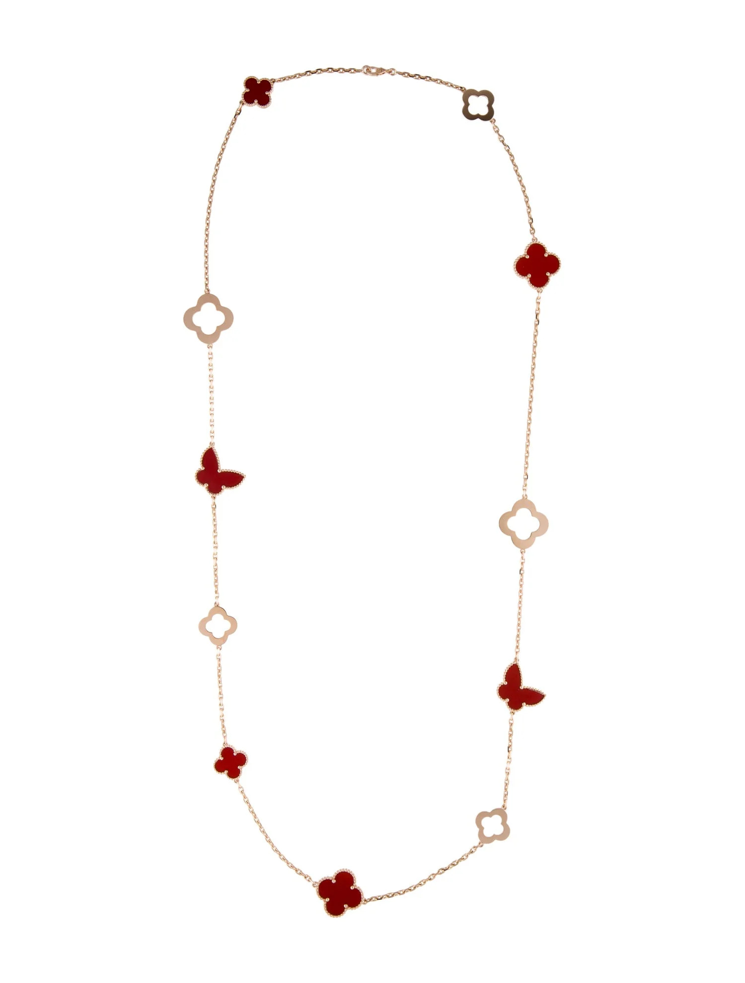 Lucky Alhambra Long Necklace, 11 Motifs | The RealReal