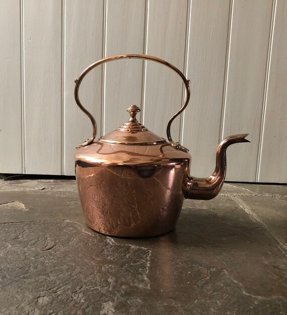 Large Fine English Antique Late Georgian Copper Tea Kettle | Etsy | Etsy (US)