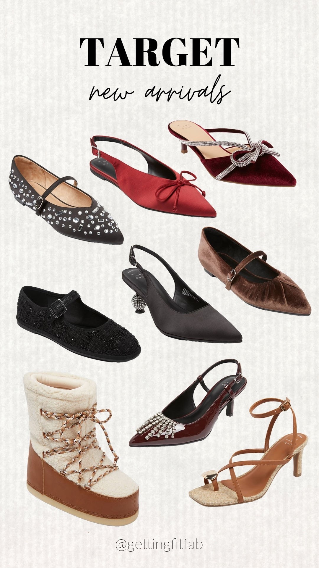 New Target shoes! 

#targetfashion

Target fashion. Target new arrivals. Target shoes. Target holiday shoes. Target holiday heels. Target trendy fall shoes  

#LTKShoeCrush #LTKStyleTip #LTKSeasonal