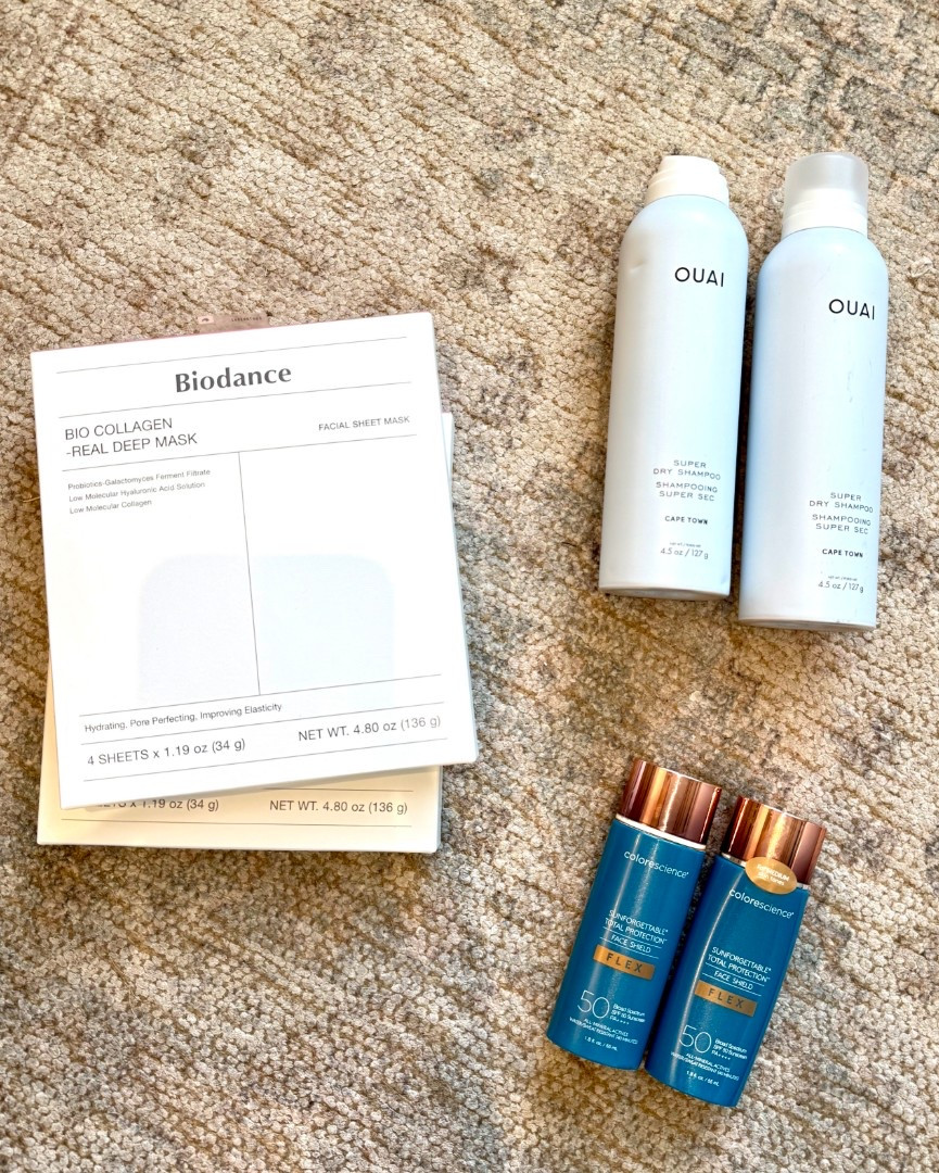 Amazon Spring Sale Beauty Stock-up! These are my top 3 Amazon beauty items that I buy on repeat so I had to stock up!
-colorscience tinted sunscreen
-ouai dry shampoo
-biodance collagen masks

#LTKmomlife #LTKselfcare #LTKBeauty