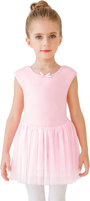 STELLE Toddler/Girls Cute Tutu Dress Ballet Leotard for Dance | Amazon (US)