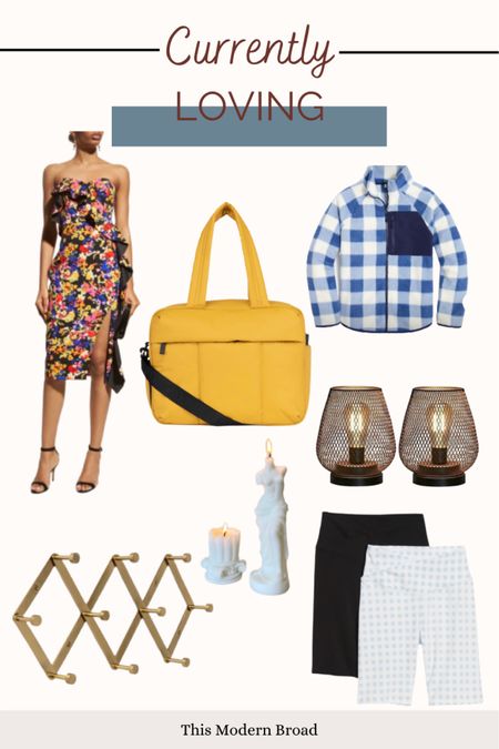 A few things I currently have my eye on that I’m loving!

Floral dress, duffel bag, calpak, fleece jacket, buffalo plaid, NEIMAN marcus, j.crew factory, jcrew, Amazon home, lamps, brass hooks, accordion hook, candle, Etsy, target home, bike shorts, old navy

#LTKstyletip #LTKunder50 #LTKhome