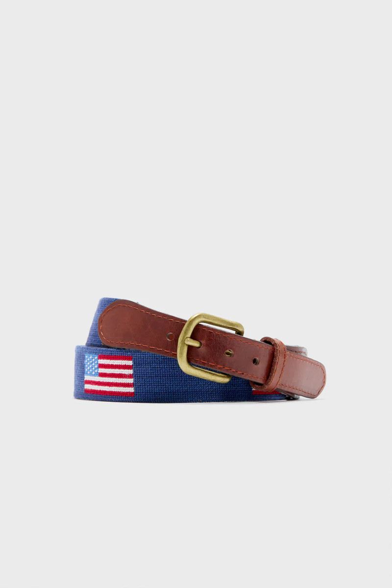American Flag Needlepoint Belt | Tuckernuck (US)