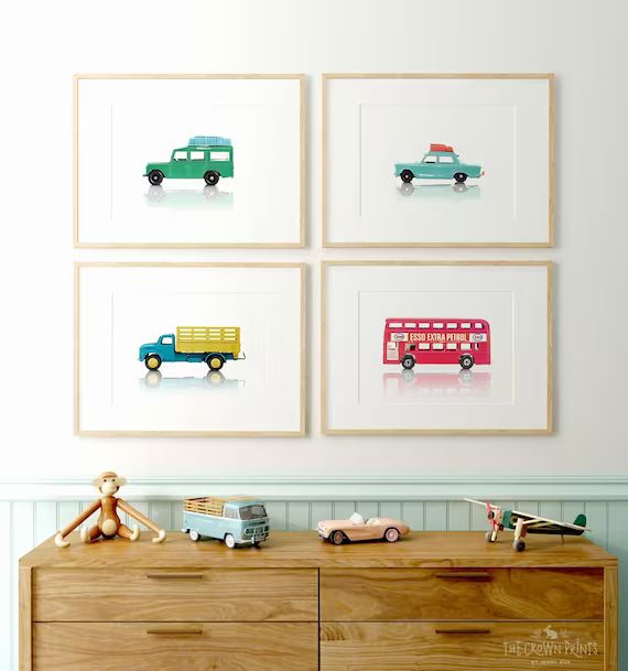 Car Prints Boys Room Decor PRINTABLE Art Boys Room Wall - Etsy | Etsy (US)