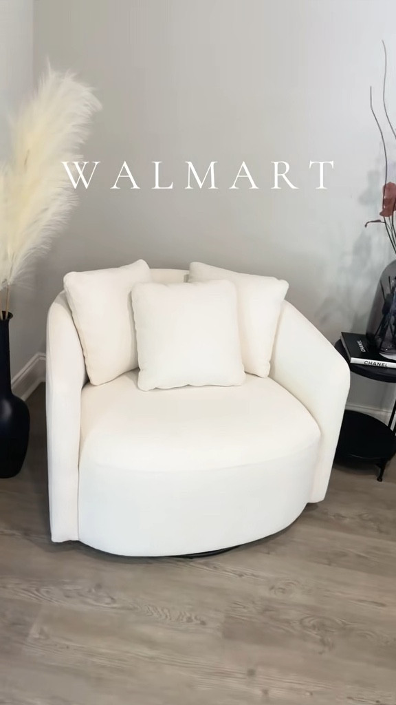 this boucle chair is stunning! 

& so affordable👏🏼

#walmart #homedecor #livingroom #livingroomdesign #bouclechair #whitechair 

#LTKHome #LTKSaleAlert