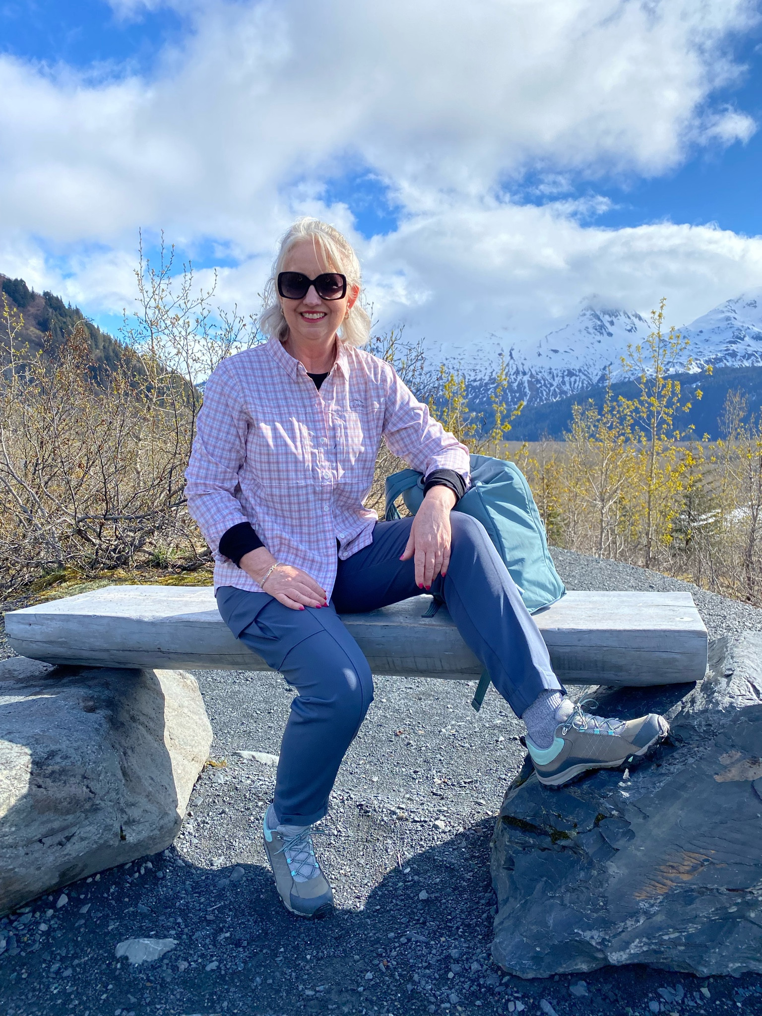 We explored the Exit Glacier outside of Seward, AK, today. It was an absolutely gorgeous morning for a hike. We did see a 🫎 moose, but I didn’t get photos on my phone. James got it on his camera. Fun! 

#LTKMidsize #LTKActive #LTKTravel