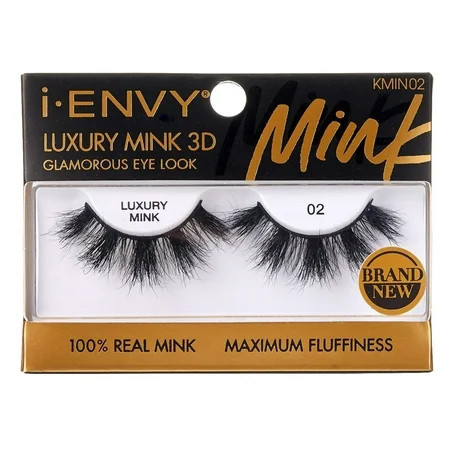 Kiss I Envy Luxury Mink 3D 02 Lashes (Pack of 3) | Walmart (US)