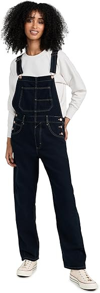 Free People Women's Ziggy Denim Overalls | Amazon (US)