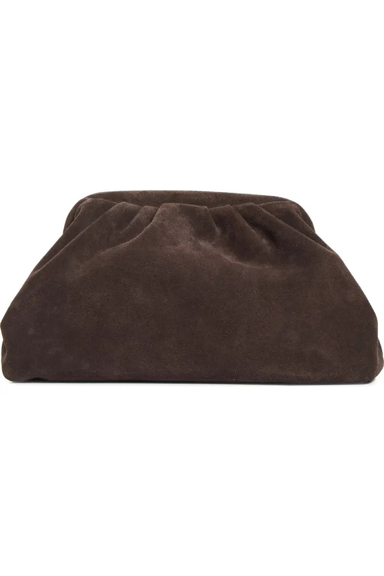 Large Mia Suede Frame Clutch (Women) | Nordstrom | Nordstrom