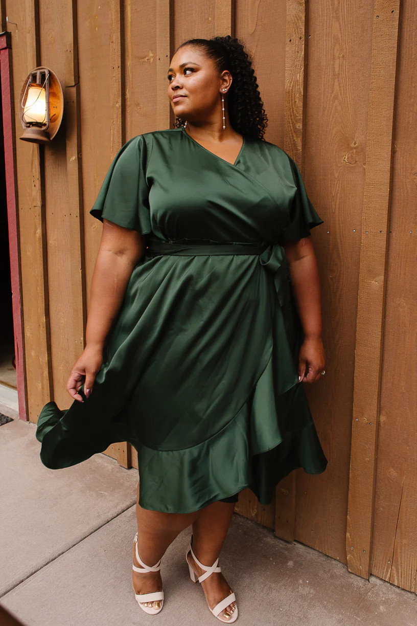 Maggie Dress in Emerald | Ivy City Co