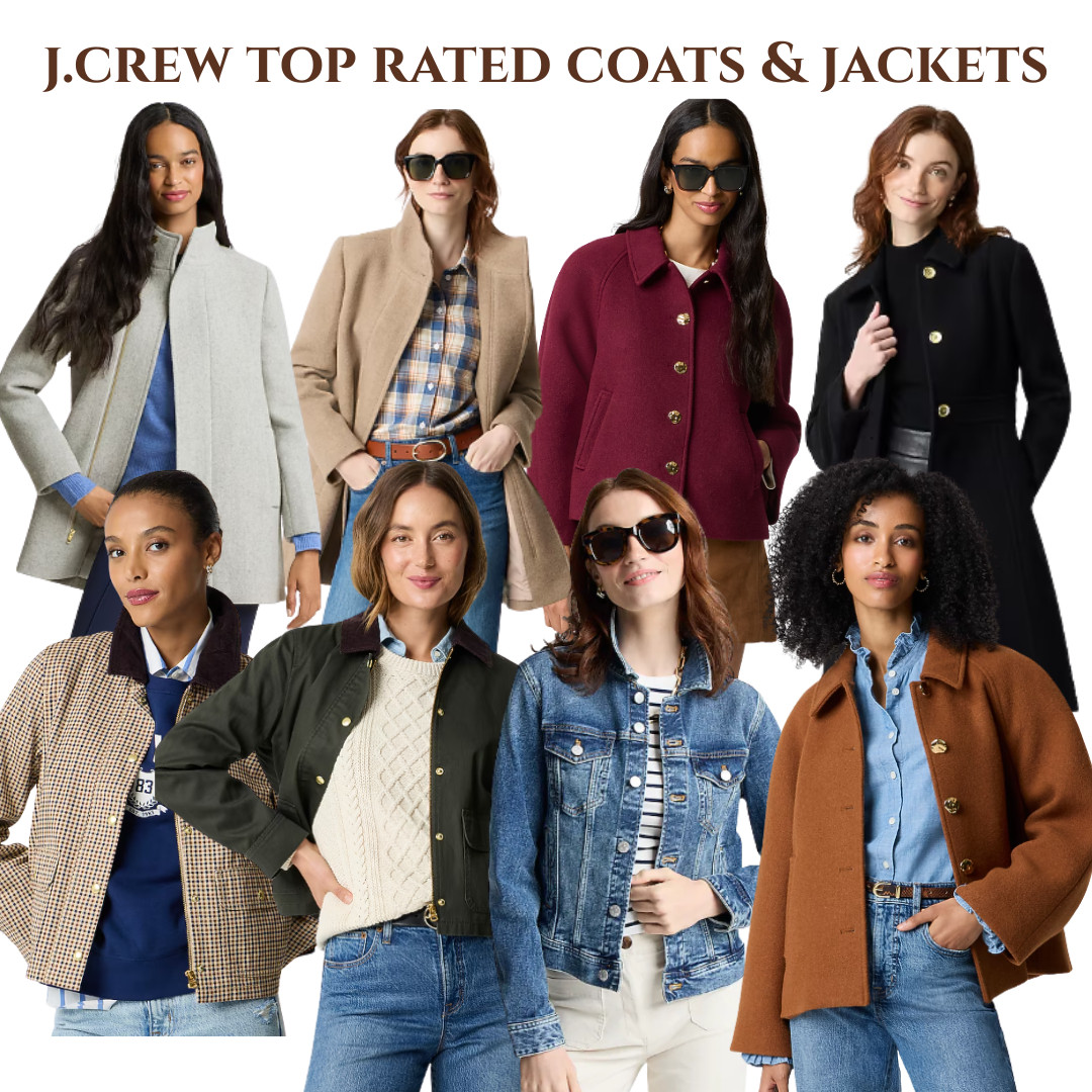 Top Rated Coats & Jackets ❄️ Your go-to guide this season. Shop the best-selling outerwear everyone’s adding to their fall + winter wardrobe. 

 

#LTKSeasonal #LTKOver40 #LTKStyleTip
