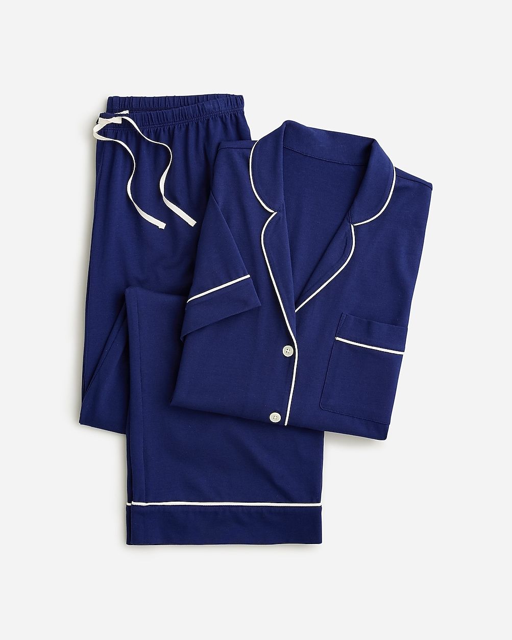 New dreamy cotton short-sleeve pajama pant set | J.Crew US
