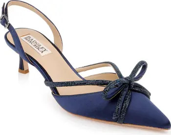 Angelina Slingback Pointed Toe Kitten Heel Pump (Women) | Nordstrom