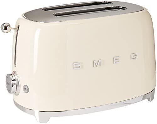 Amazon.com: Smeg TSF01CRUS 50's Retro Style Aesthetic 2 Slice Toaster, Cream: Home & Kitchen | Amazon (US)