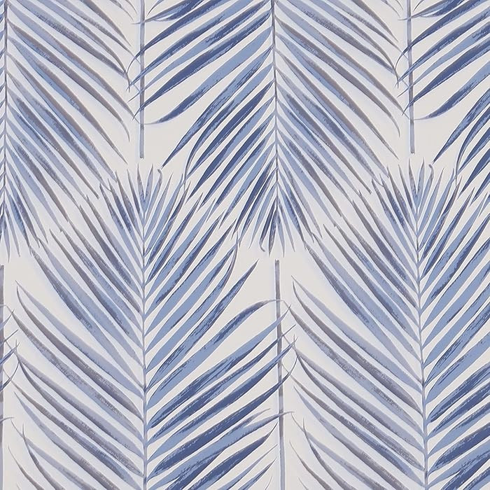 Transform Blue Palm Leaves Peel and Stick Wallpaper | Amazon (US)