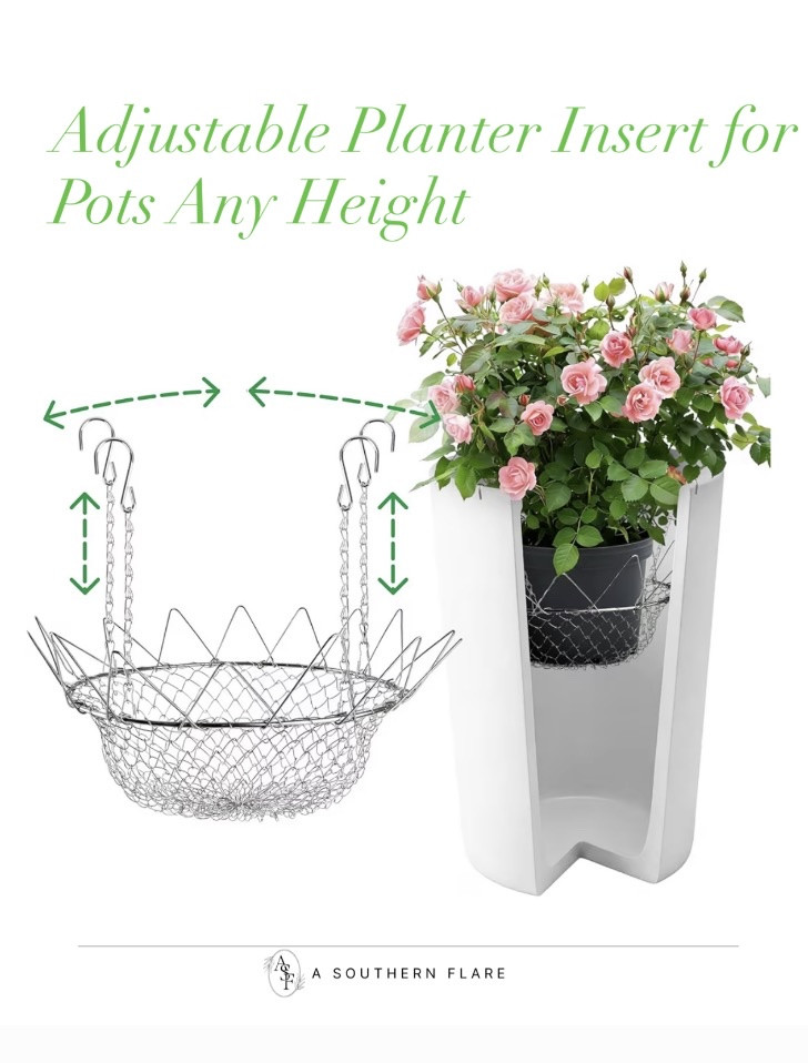 Transform your indoor space with this adjustable planter insert! Perfect for any pot size and height. #HomeDecor #PlanterInsert

#LTKHome