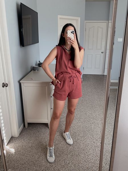 This is my favorite! I’m in a large. It’s so comfy and perfect for looking out together with no effort! 

Travel outfit / casual outfit / matching set 

#LTKstyletip #LTKSeasonal #LTKfindsunder100