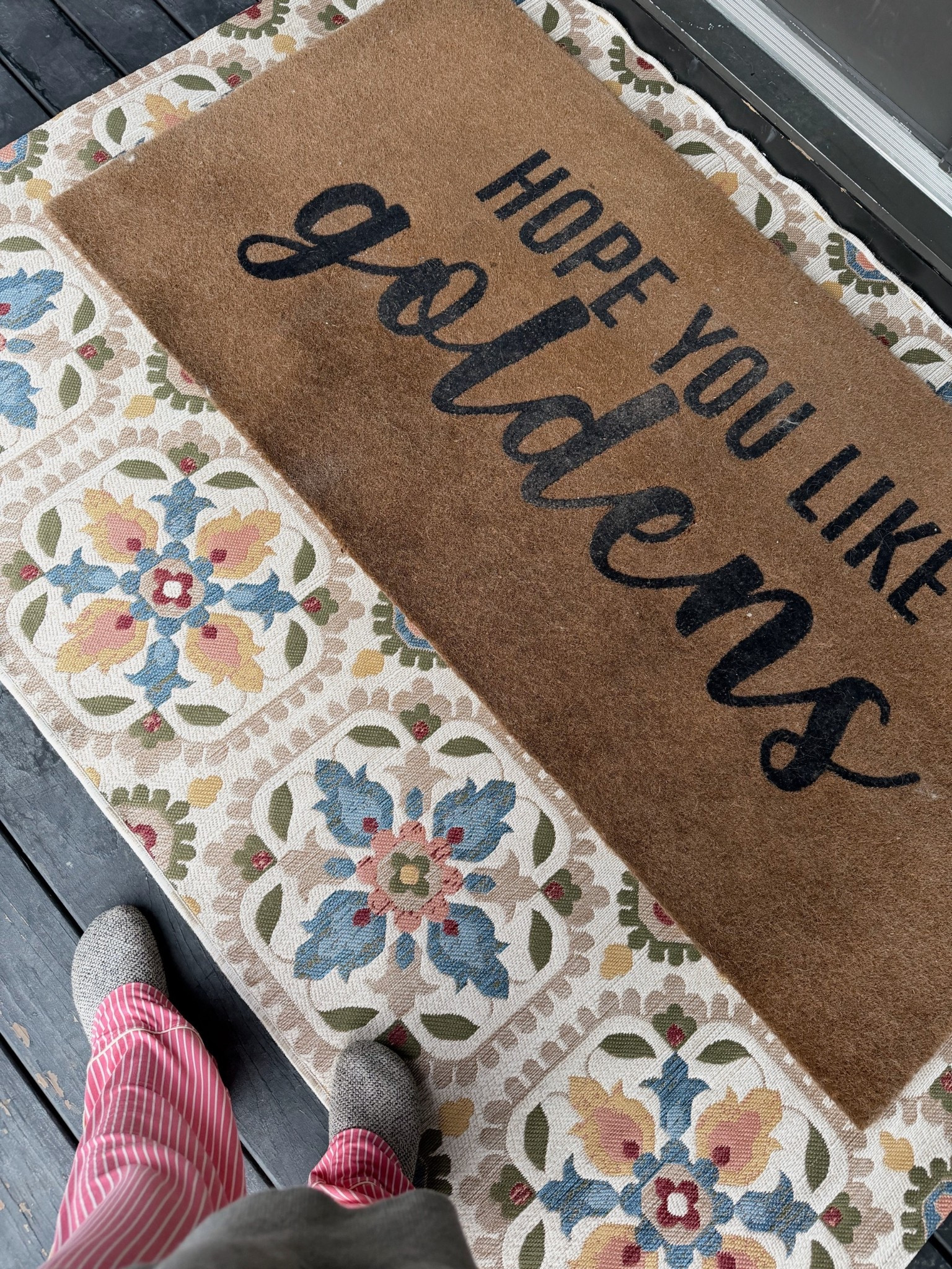 LOVE this stunning print for our Spring porch 🌼✨😍 we have the 5x7 and the goldens rug is from Etsy! 

Target finds / outdoor / patio season /
Home decor / cute / Holley Gabrielle home 

#LTKHome #LTKSeasonal