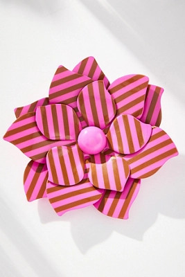 Pinstripe Floral Brooch | Anthropologie (US)