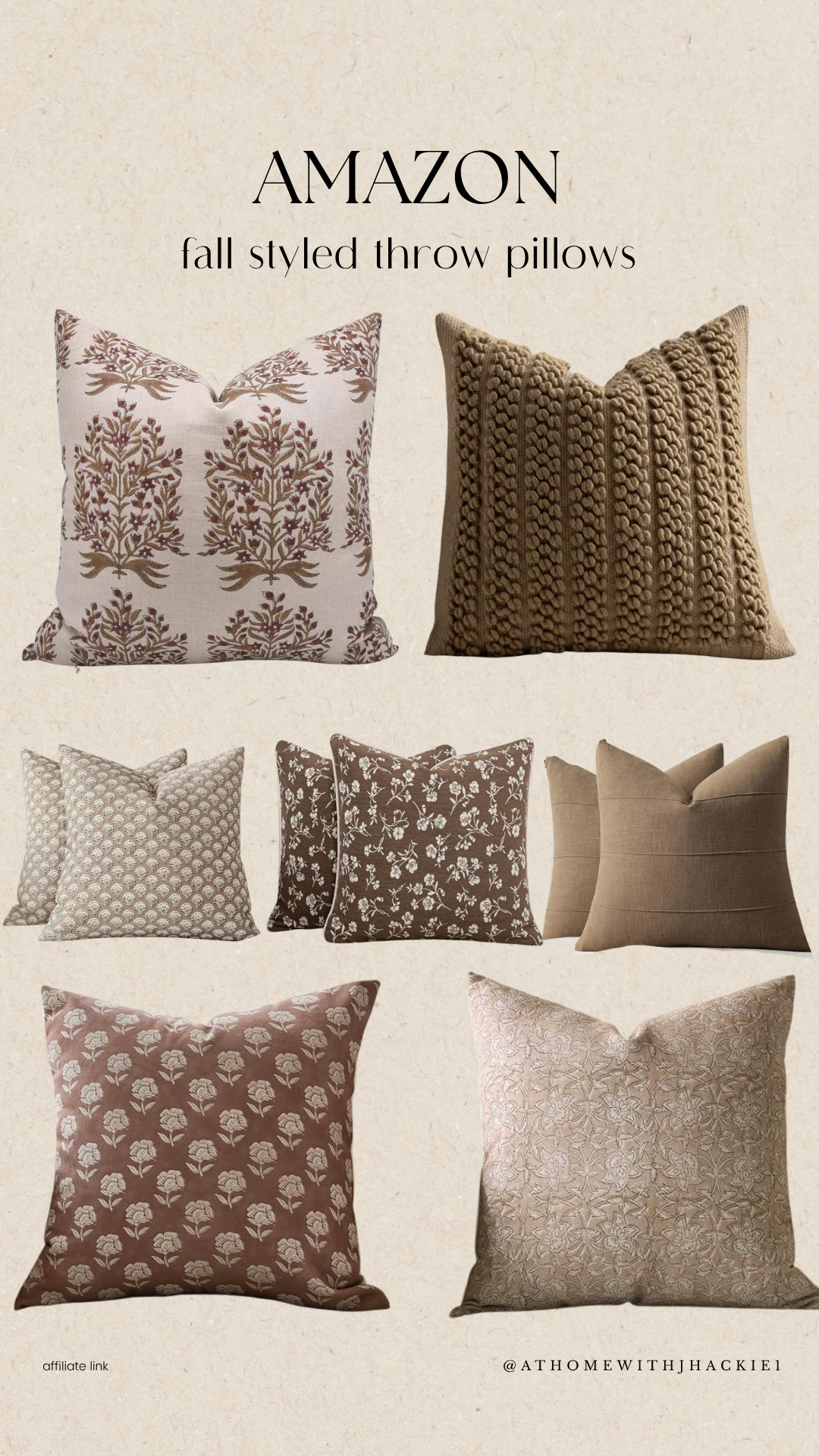 Amazon fall pillows, Amazon throw pillows, fall throw pillows, fall pillow covers, autumn pillow covers, neutral fall pillows, brown throw pillows, burgundy throw pillows, taupe throw pillows, floral throw pillows, block print pillows, block print pillow covers, vintage floral pillows, fall floral pillow covers, textured throw pillow, boucle pillow, woven throw pillow, lumbar pillow, neutral lumbar pillow, cottage style pillows, traditional home decor, English cottage decor, cozy fall decor, warm neutral decor, brown home decor, fall living room decor, fall bedroom decor, seasonal pillow covers, designer inspired pillows, Amazon home decor, Amazon home finds

#LTKSeasonal #LTKHome