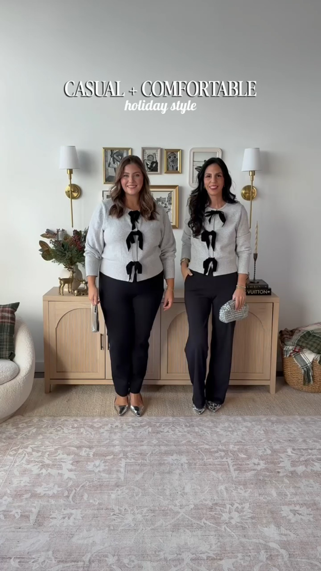 This bow sweater is such a win for winter & under $40! I’m wearing XXL and @mybalancedstyle is wearing size S. Use CARALYN15 at Spanx. 

#LTKSeasonal #LTKFindsUnder50 #LTKootd