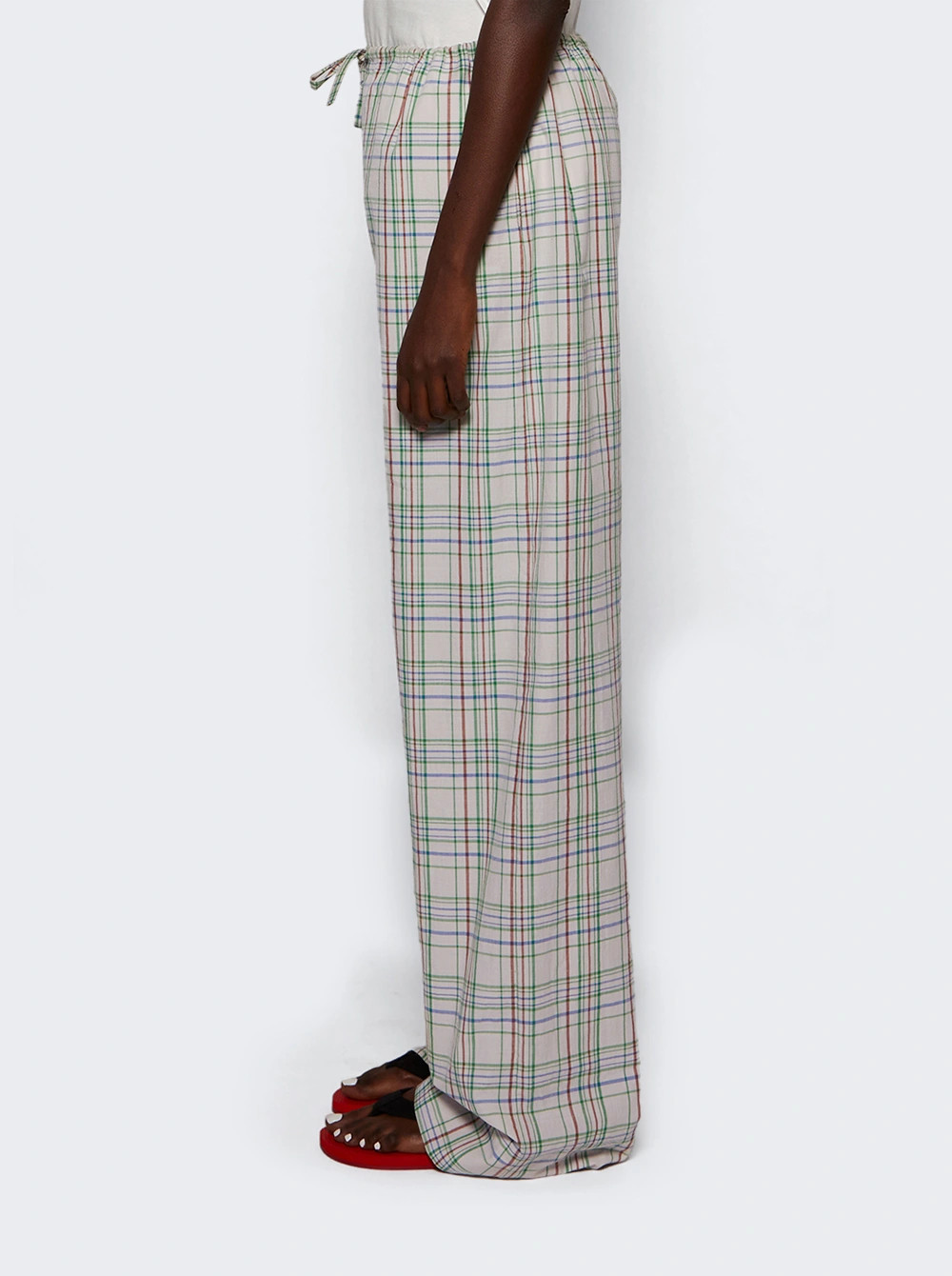 Hypnosta Pant Ivory And Green | The Webster