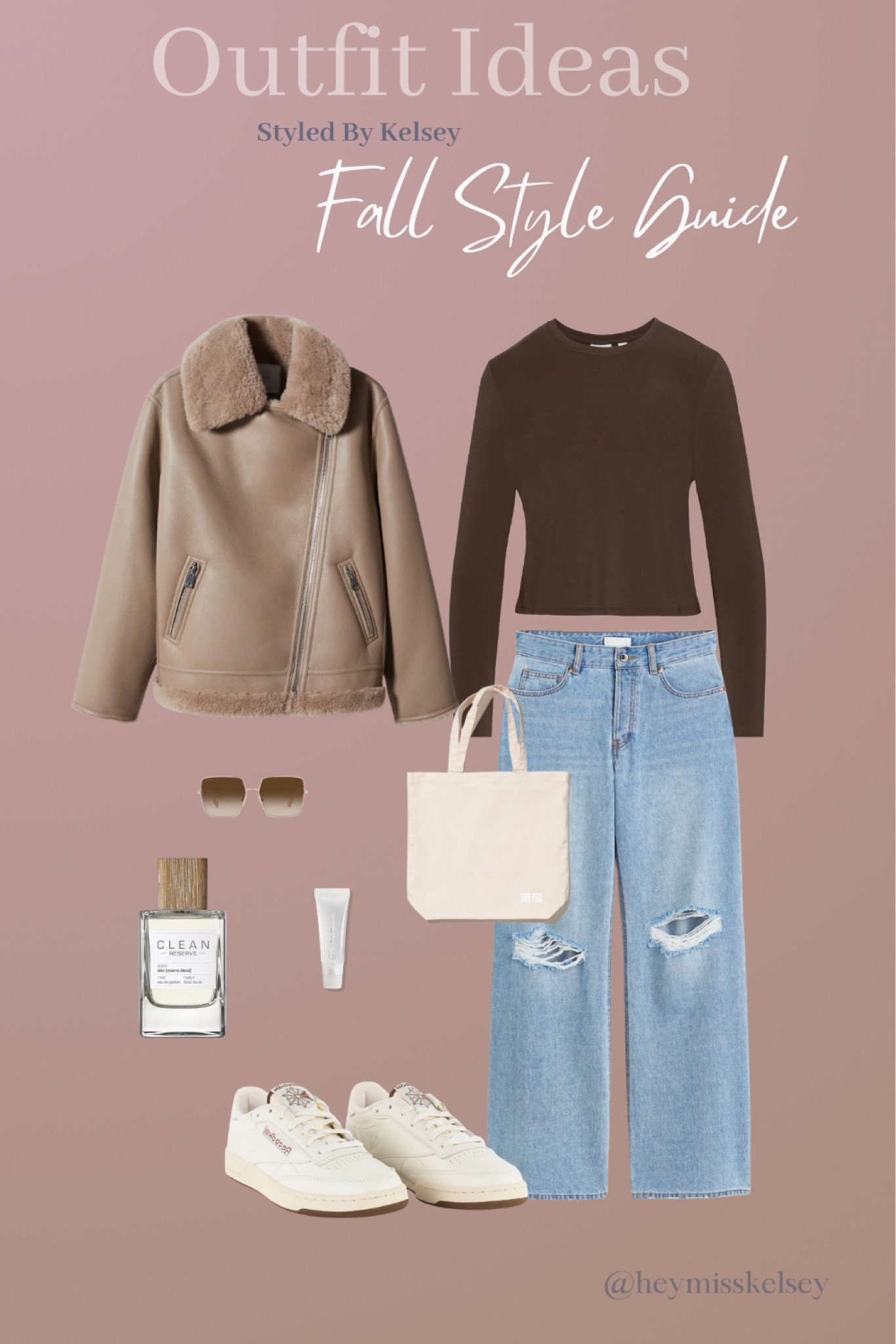 Cute casual fall outfit inspo. paired this beige Sherpa jacket with a cute slim fit top and relaxed fit jeans.

#LTKsalealert #LTKstyletip #LTKSeasonal