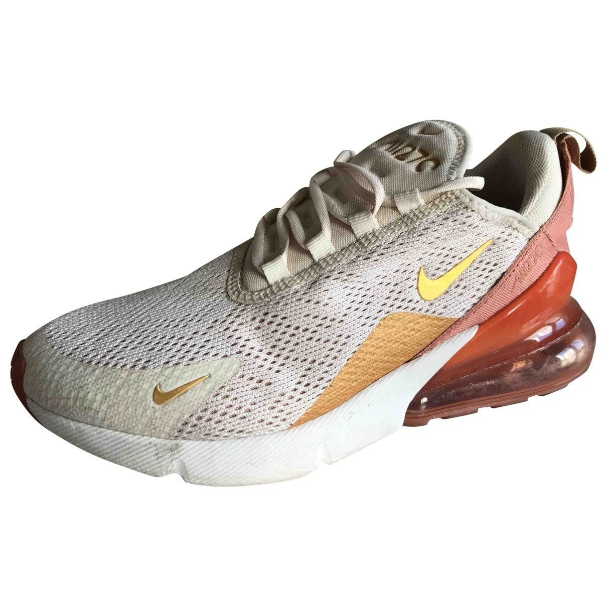 Nike Air Max 270 White Cloth Trainers for Women 37.5 EU | Vestiaire Collective (Global)
