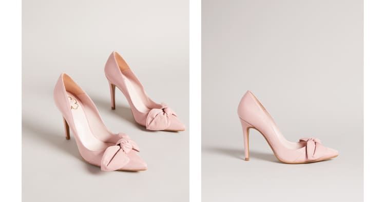 Moire Satin Bow Court Shoes | Ted Baker (US)