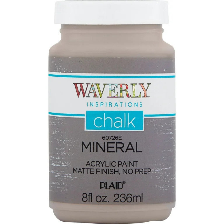 Waverly Inspirations Chalk Paint, Ultra Matte, Mineral, 8 fl oz | Walmart (US)