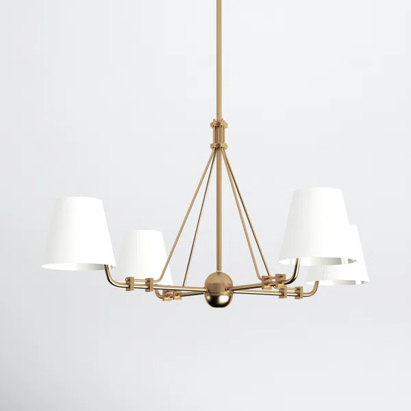Kasen 4 Light Vibrant Gold Chandelier | Wayfair North America