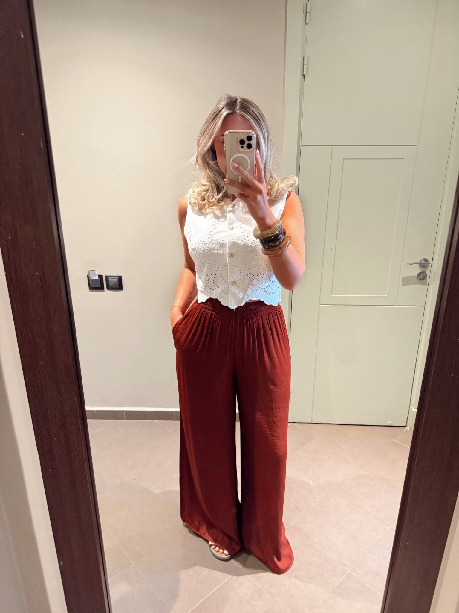 Zara, holiday, city break, summer outfit, wide leg trousers, white waistcoat, Broderie, asos, H&M 

#LTKuk #LTKstyletip #LTKmidsize