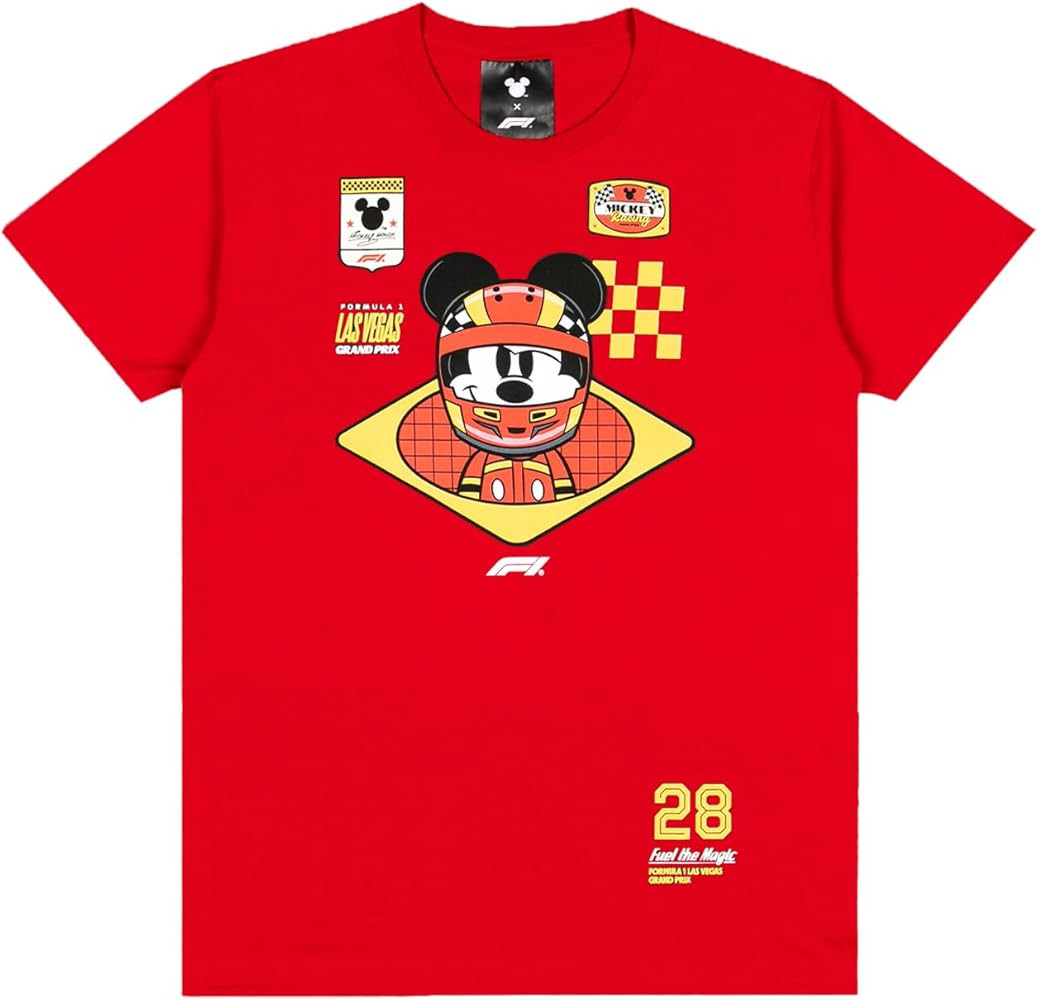 F1 Las Vegas Grand Prix x Disney Men's Helmet T-Shirt | Amazon (US)
