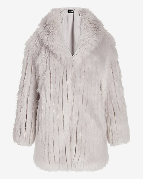 Express X You Oversized Faux Fur Coat | Express