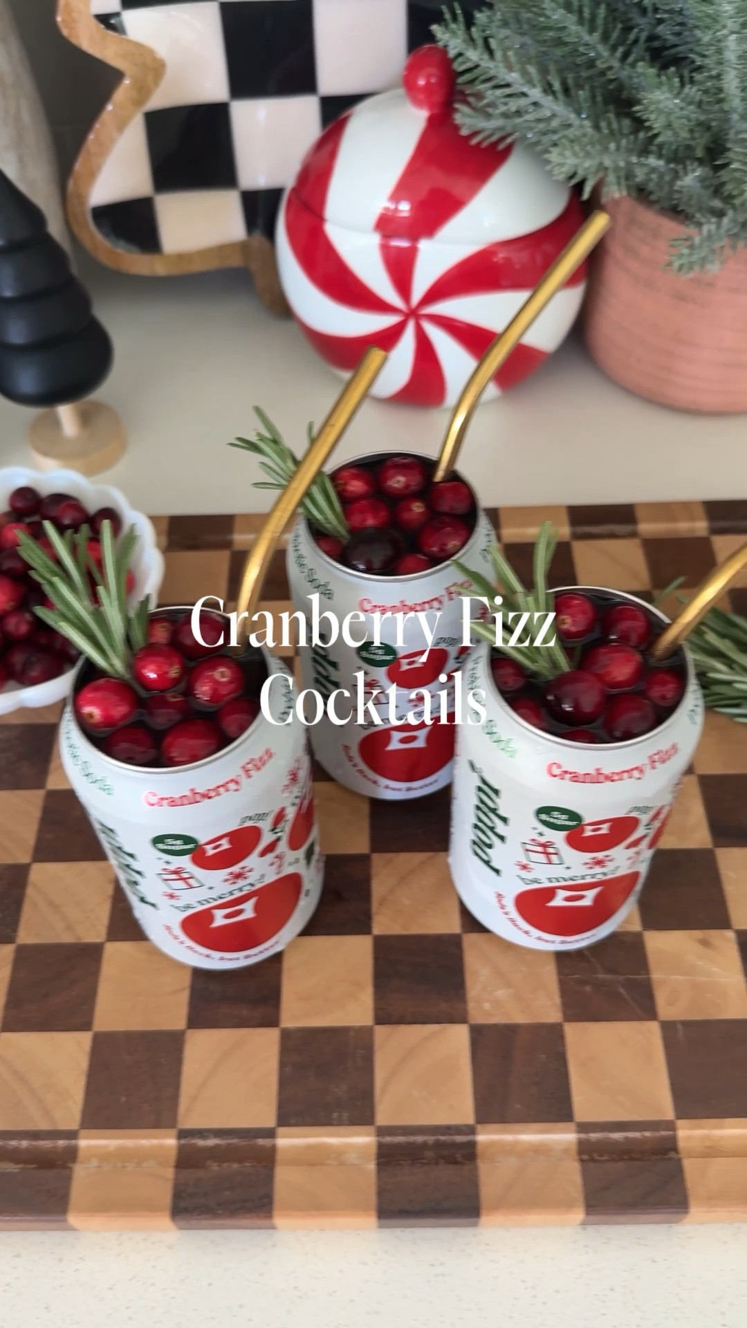 Cranberry fizz opened can cocktails for Christmas hosting 

#LTKHome #LTKHoliday
